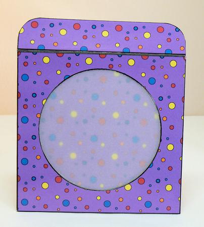 Cookie Pocket - Purple Dots by Hazel Pepper