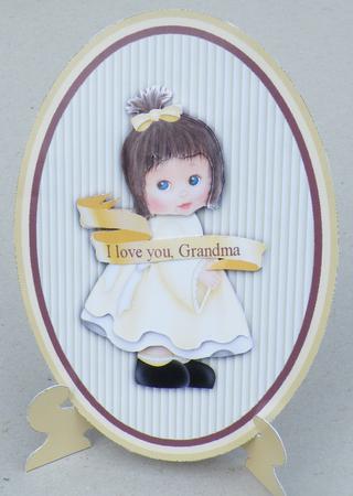 Grandmother Plate & Stand by Hazel Pepper