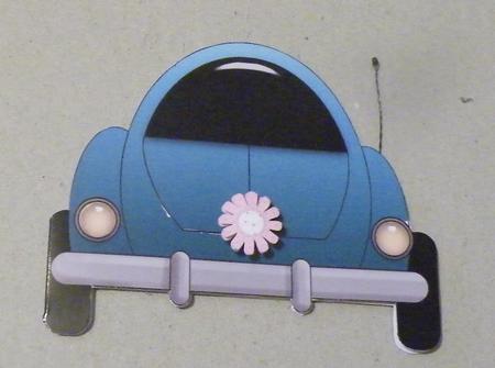Blue Car Congratulations by Hazel Pepper