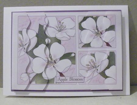 Apple Blossom Wavey Edged Side Stacker by Hazel Pepper