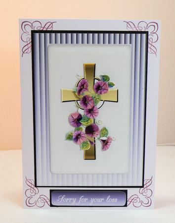 Morning Glory Cross by Hazel Pepper
