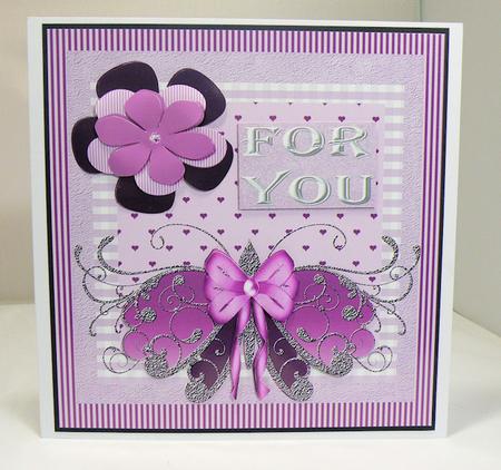 Butterfliekisses in Purple by Hazel Pepper