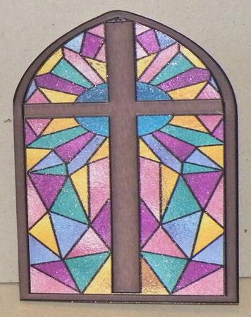 Church Window Shaped Card by Hazel Pepper