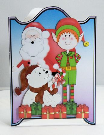 3D North Pole Pals Decoupage Card Kit by Hazel Pepper
