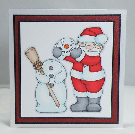 Snowmans Head Doodles Digital Stamp by Hazel Pepper