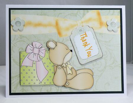 Thank You Bear 3 by Hazel Pepper