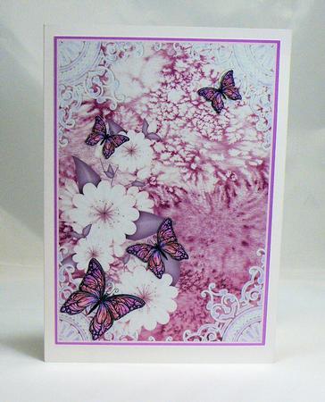 A4 Butterflies and Lace Topper by Hazel Pepper