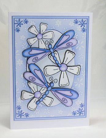 A4 Dreamy Dragonflies by Hazel Pepper