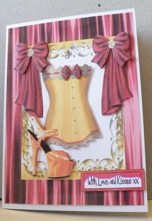 Sexy! Sassy! Drop Dead Gorgeous! Gold Basque! by Hazel Pepper