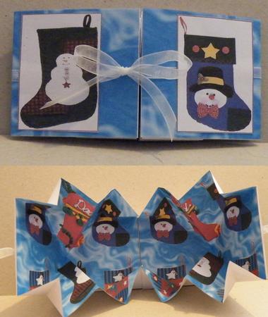 Exploding Card, Christmas Stockings by Hazel Pepper