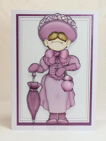 Edwardian Lady Doodles Large Image by Hazel Pepper