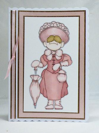 Edwardian Lady Doodles Digital Stamp by Hazel Pepper