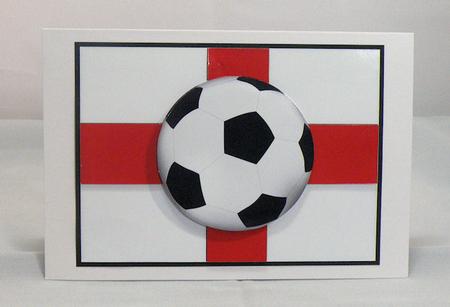England Flag and Football Step by Step by Hazel Pepper