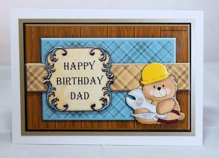 Builder Bear Birthday Topper by Hazel Pepper