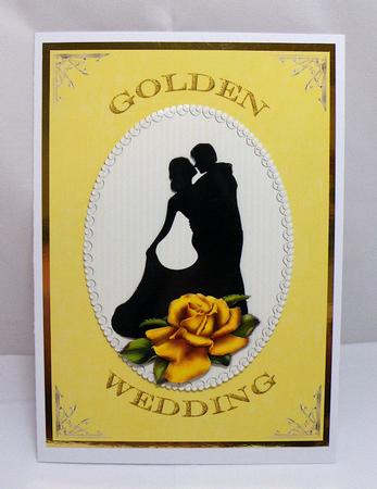Dancing Couple Golden Wedding by Hazel Pepper