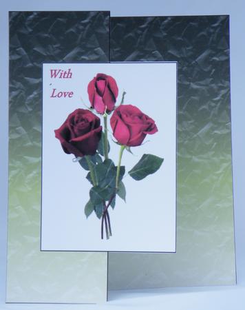 Roses with Love Fold Back Sheet by Hazel Pepper