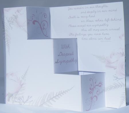 Peaceful Sympathy Card by Hazel Pepper