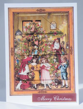 Christmas Time Shaped Pyramid by Hazel Pepper