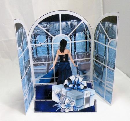 Looking Out, Looking in Gatefold Stepper by Hazel Pepper
