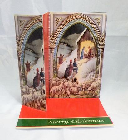 Stand Up Folded Card Nativity by Hazel Pepper