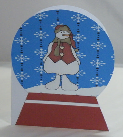 Snowman Globe by Hazel Pepper