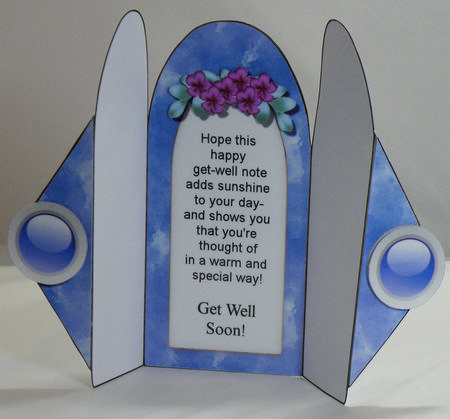 Accordion Fold Card (acc 1) by Hazel Pepper