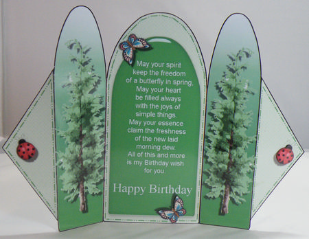 Accordion Fold Card (acc 3) by Hazel Pepper