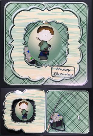 Fishing Pendant Card Kit by Hazel Pepper