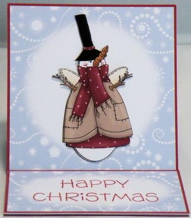 Snow Angel 5 Minute Easel Card by Hazel Pepper
