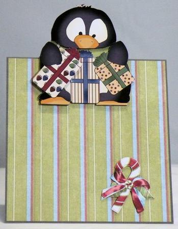 Penquin Has Done His Christmas Shopping by Hazel Pepper