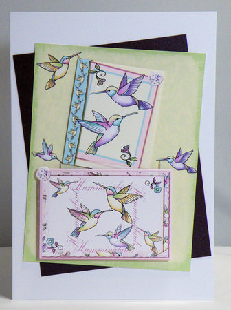 Humming Birds 2 by Hazel Pepper