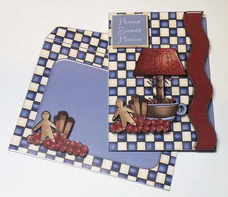 Country Wave Edged Card & Envelope Kit by Hazel Pepper