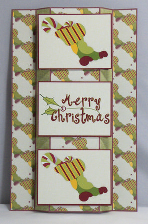 Christmas Stocking 3 Panel Foldback by Hazel Pepper