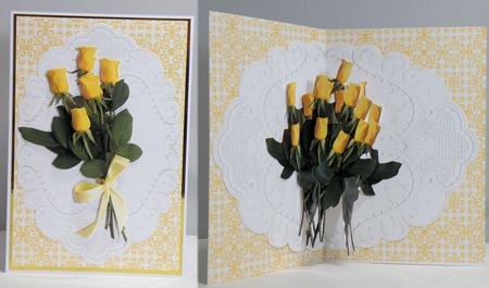 Yellow Pop-out Rose Kit by Hazel Pepper