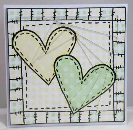 8 x 8 Baby Love Twisted Tunnel Card Kit by Hazel Pepper
