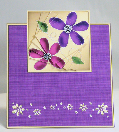 Daisy Daisy Easy Over the Edge Card N Spiral Pyramid by Hazel Pepper