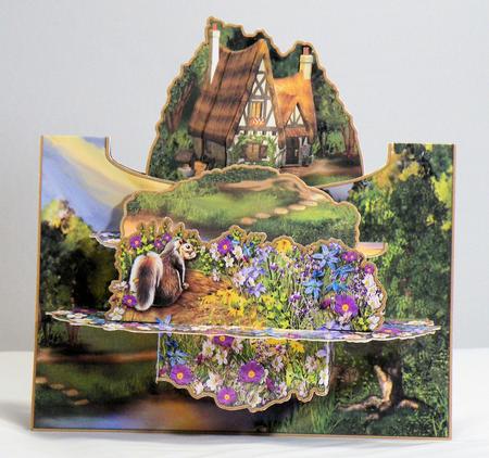 3D Card Kit Twin Table Cottage in the Country by Hazel Pepper