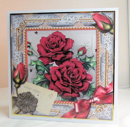 Christmas Roses 3D Paper Weaving Kit by Hazel Pepper