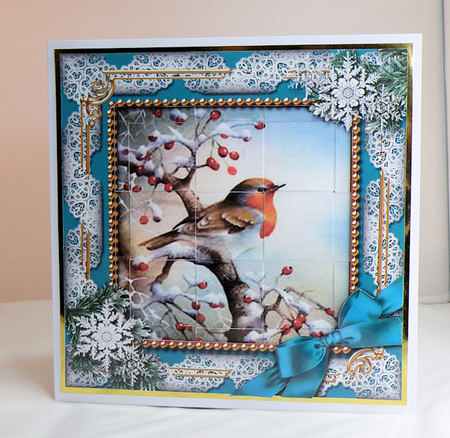 Robin 1 Snow 3D Paper Weaving Kit by Hazel Pepper