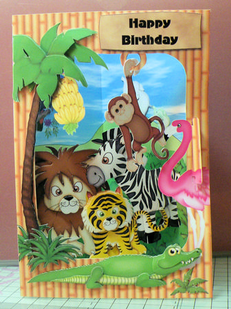 3D Corner Card Kit - Jungle Hello! by Hazel Pepper