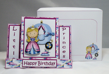 Princess Pop Out Fold Card Kit by Hazel Pepper