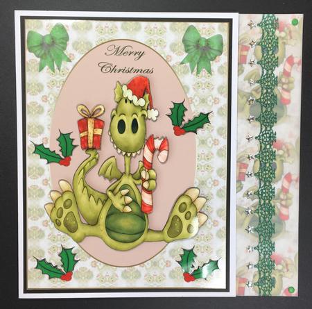 Christmas Dragon by Hazel Pepper
