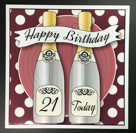 Birthday Champagne 21 Today Mini Kit by Hazel Pepper