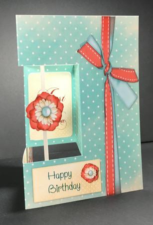 867 Folded Aperture Card  by Hazel Pepper