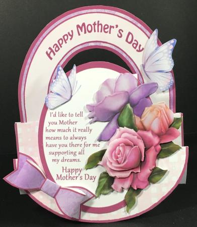 Stepper Rocker - Belle Epoque Roses (mother's Day) by Hazel Pepper