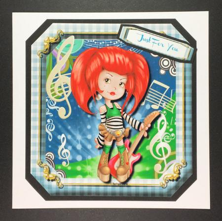 Modern Miss Rock Star  by Hazel Pepper