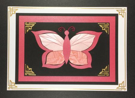 Iris Folding Butterfly Pattern 6 by Hazel Pepper