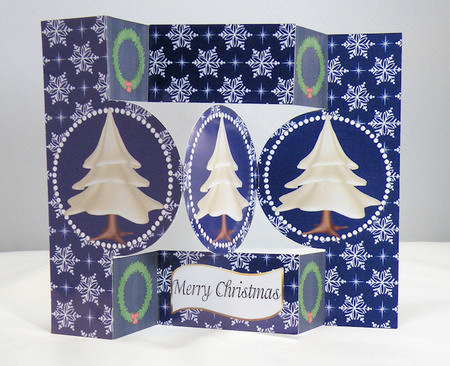 Simple Christmas Trees Circle Pop Out by Hazel Pepper