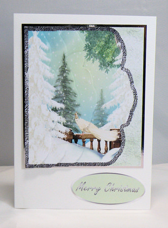 Winterland Beauty Card Front by Hazel Pepper