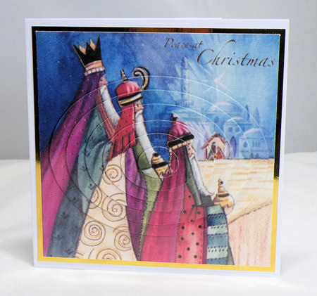 We Three Kings, Gold, Frankincense & Myrrh, Oval Pyramids by Hazel Pepper